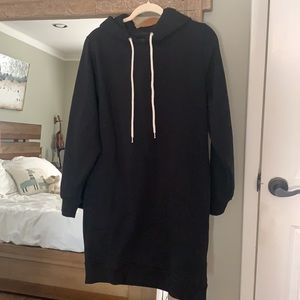 Black Gap sweatshirt dress size XS.  NWT, never worn.  Sooooo soft.